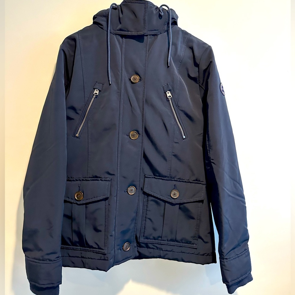 Abercrombie & Fitch quilted wind and water resistant winter jacket